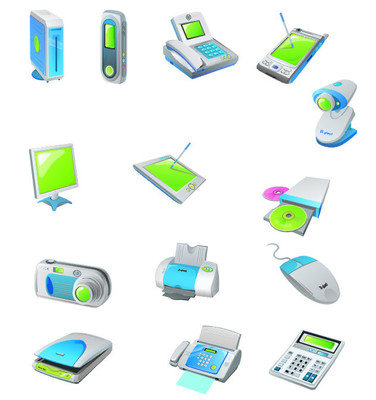 數(shù)碼科技賦能辦公 矢量圖庫(kù)中的現(xiàn)代辦公用品設(shè)計(jì)